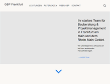 Tablet Screenshot of gbp-frankfurt.de